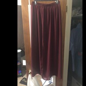 Maroon Maxi Dress